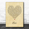 Anne-Marie Her Vintage Heart Song Lyric Music Art Print