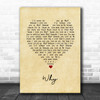 Anthony Newley Why Vintage Heart Song Lyric Music Art Print