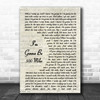 Sleeping At Last I'm Gonna Be 500 Miles Vintage Script Song Lyric Music Art Print