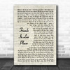 Garth Brooks Friends In Low Places Vintage Script Song Lyric Music Art Print