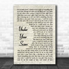 Godsmack Under Your Scars Vintage Script Song Lyric Music Art Print