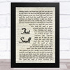 Lynyrd Skynyrd That Smell Vintage Script Song Lyric Music Art Print