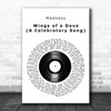 Madness Wings of a Dove (A Celebratory Song) Vinyl Record Song Lyric Music Art Print