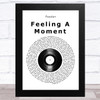 Feeder Feeling A Moment Vinyl Record Song Lyric Music Art Print