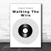 Imagine Dragons Walking The Wire Vinyl Record Song Lyric Music Art Print