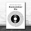 British Sea Power Remember Me Vinyl Record Song Lyric Music Art Print