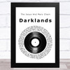 The Jesus And Mary Chain Darklands Vinyl Record Song Lyric Music Art Print