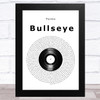 Formz Bullseye Vinyl Record Song Lyric Music Art Print