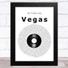 All Time Low Vegas Vinyl Record Song Lyric Music Art Print