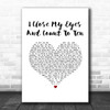 Dusty Springfield I Close My Eyes And Count To Ten White Heart Song Lyric Music Art Print