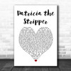 Chris de Burgh Patricia the Stripper White Heart Song Lyric Music Art Print