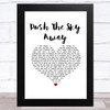 Nick Cave & The Bad Seeds Push The Sky Away White Heart Song Lyric Music Art Print