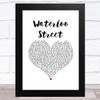 Lighthouse Family Waterloo Street White Heart Song Lyric Music Art Print