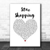 Lil Peep Star Shopping White Heart Song Lyric Music Art Print