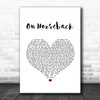 Mike Oldfield On Horseback White Heart Song Lyric Music Art Print