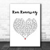 Slade Run Runaway White Heart Song Lyric Music Art Print