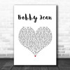 Bruce Springsteen Bobby Jean White Heart Song Lyric Music Art Print