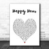 The Housemartins Happy Hour White Heart Song Lyric Music Art Print