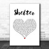 Dash Berlin feat. Roxanne Emery Shelter White Heart Song Lyric Music Art Print