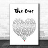 Matt Johnson The One White Heart Song Lyric Music Art Print
