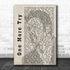 George Michael One More Try Shadow Song Lyric Music Wall Art Print