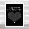 My Chemical Romance Early Sunsets Over Monroeville Black Heart Song Lyric Art Print