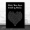 Paloma Faith Make Your Own Kind of Music Black Heart Song Lyric Art Print