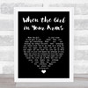 Cliff Richard When the Girl in Your Arms Black Heart Song Lyric Art Print