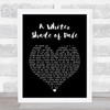 Annie Lennox A Whiter Shade of Pale Black Heart Song Lyric Art Print