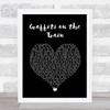 Stereophonics Graffiti on the Train Black Heart Song Lyric Art Print