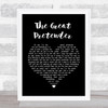 Freddie Mercury The Great Pretender Black Heart Song Lyric Art Print