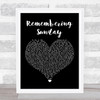 All Time Low Remembering Sunday Black Heart Song Lyric Art Print