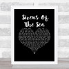 Above & Beyond Sirens Of The Sea Black Heart Song Lyric Art Print