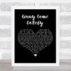 Brian Hyland Ginny Come Lately Black Heart Song Lyric Art Print