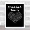 Adam Ant Stand And Deliver Black Heart Song Lyric Art Print