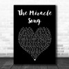 Neil Sedaka The Miracle Song Black Heart Song Lyric Art Print