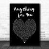 Ludo Anything for You Black Heart Song Lyric Art Print