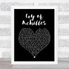 Alter Bridge Cry of Achilles Black Heart Song Lyric Art Print