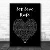 Lenny Kravitz Let Love Rule Black Heart Song Lyric Art Print