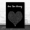 P!nk & Keith Urban One Too Many Black Heart Song Lyric Art Print