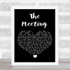 Yes - Anderson Bruford Wakeman Howe The Meeting Black Heart Song Lyric Art Print