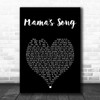 Carrie Underwood Mama's Song Black Heart Song Lyric Art Print