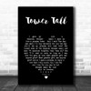 Gene Pitney Tower Tall Black Heart Song Lyric Art Print