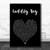 Roachford Cuddly Toy Black Heart Song Lyric Art Print