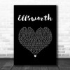 Rascal Flatts Ellsworth Black Heart Song Lyric Art Print