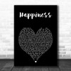 Little Mix Happiness Black Heart Song Lyric Art Print