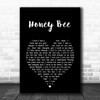 The Kooks Honey Bee Black Heart Song Lyric Art Print