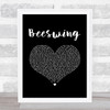 Richard Thompson Beeswing Black Heart Song Lyric Art Print