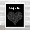 Julie and the Phantoms Cast Wake Up Black Heart Song Lyric Art Print