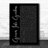 Elevation Worship feat. Brandon Lake Graves Into Gardens Black Script Song Lyric Art Print